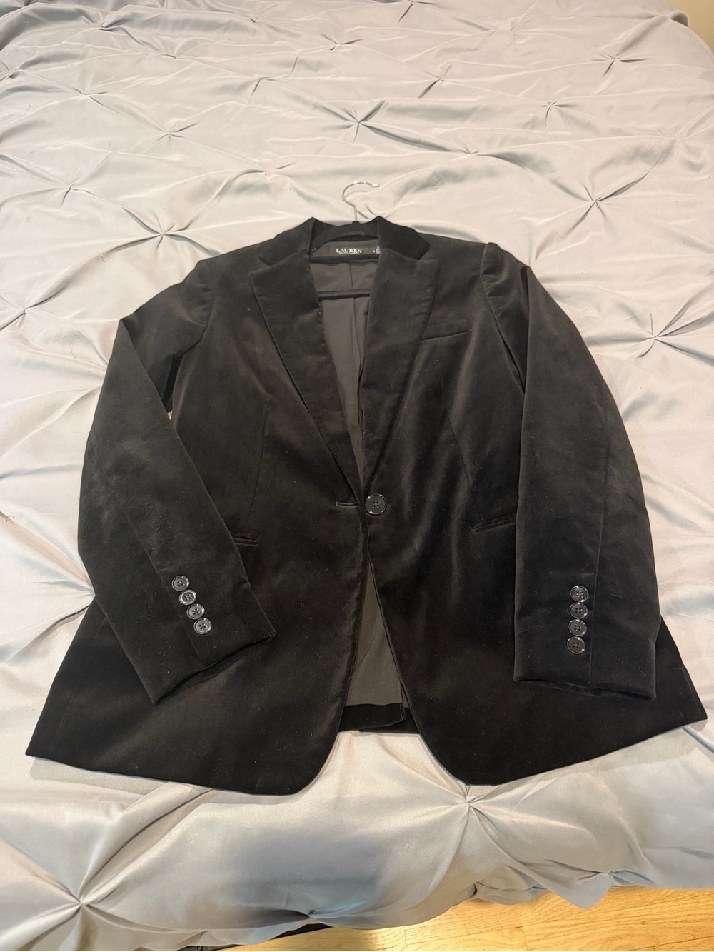 Ralph Lauren Black Velvet Blazer